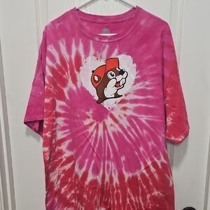 Buc-ees Valentine Pink Tie-Dye